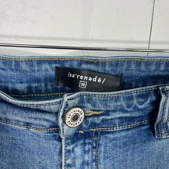 Serenade men’s Jeans size 36 skinny jeans paint splatter - Picture 7 of 16